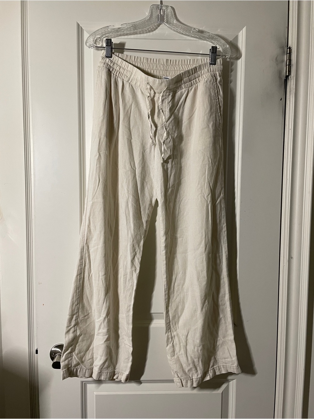 Old Navy Cream Linen Women’s Pants